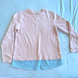 J. Crew Light Pink Sweatshirt